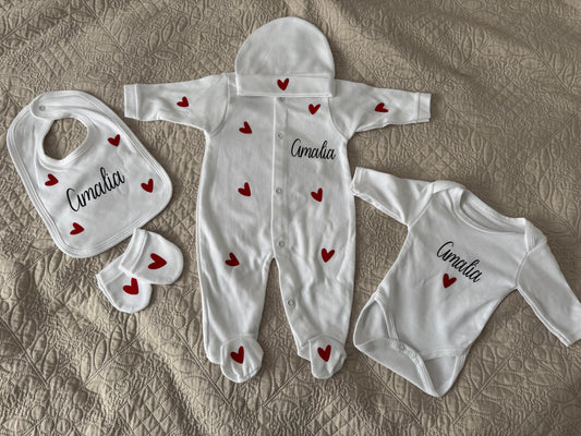 Pyjama 5 pièces + motifs