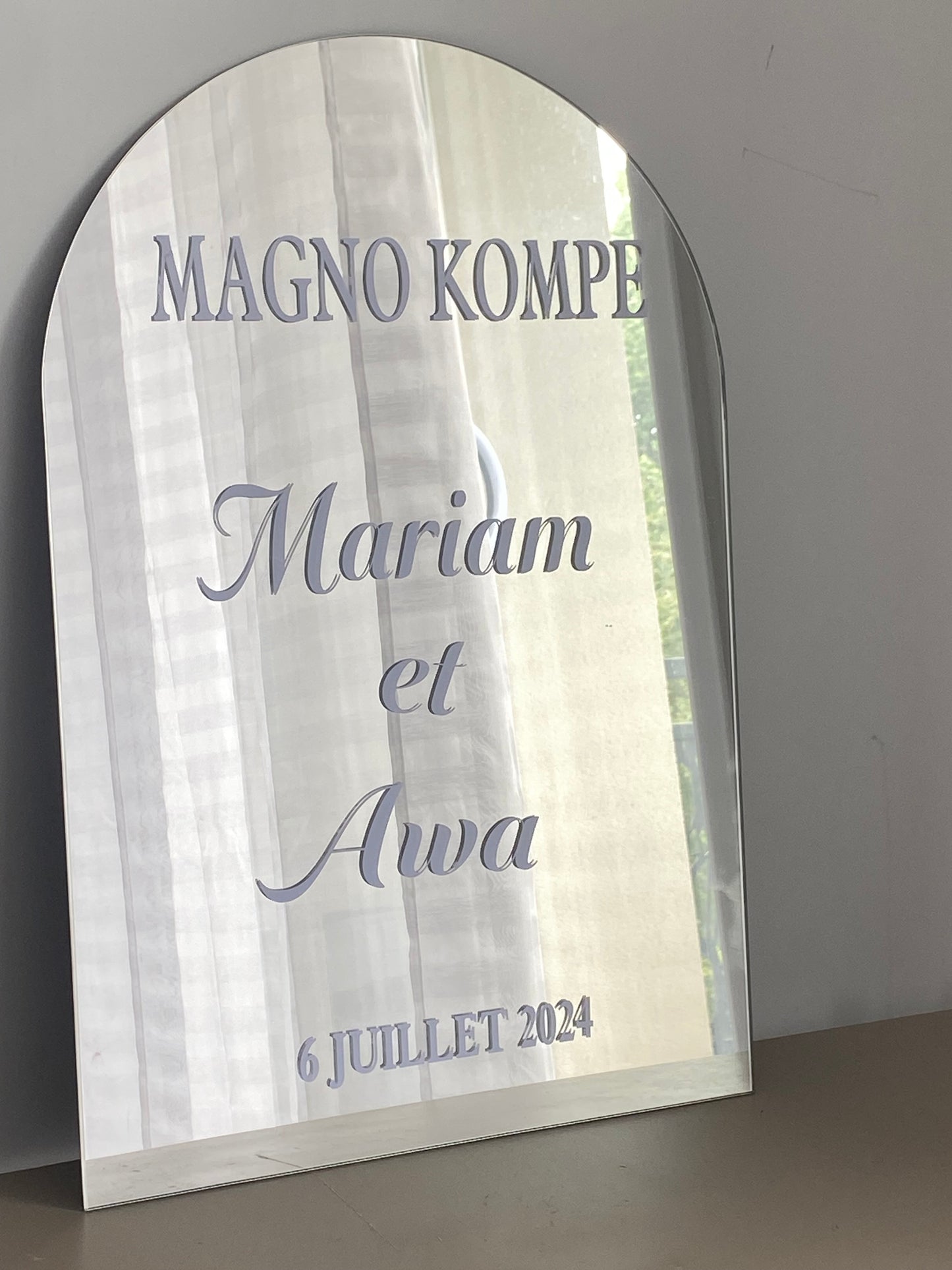 Panneau de bienvenue